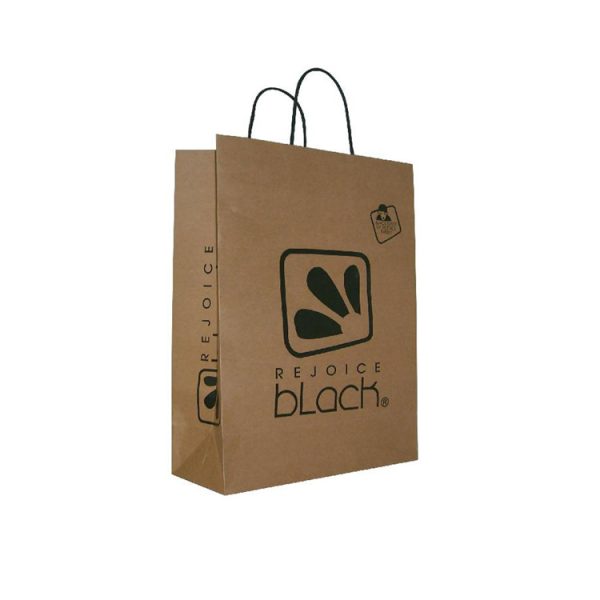 European Boutique Paper Bag With Handle Bolsas De Papel Personalizada Por Mayor-5