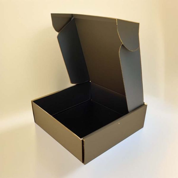 Eco-friendly Black Shoe Box black Mailer Shipping Box oem Custom Cardboard Packaging Boxes-4