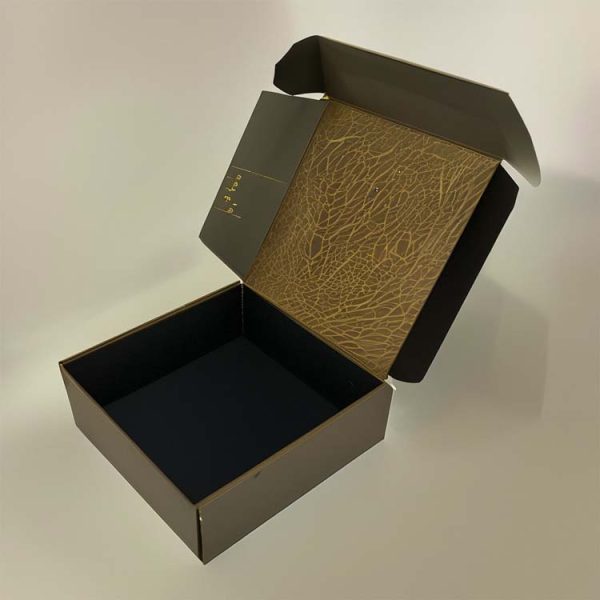 Eco-friendly Black Shoe Box black Mailer Shipping Box oem Custom Cardboard Packaging Boxes-5