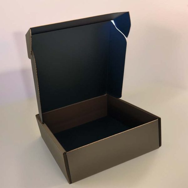 Eco-friendly Black Shoe Box black Mailer Shipping Box oem Custom Cardboard Packaging Boxes-6